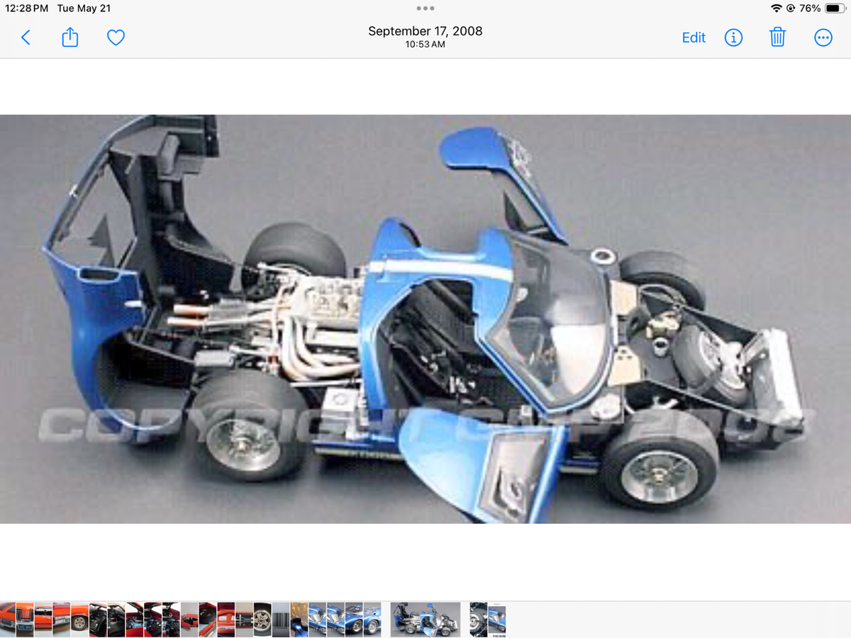 GT40 BLUE 1967 FORD ROAD CAR #G1201316 GMP 1:12 150 Pcs VINTAGE