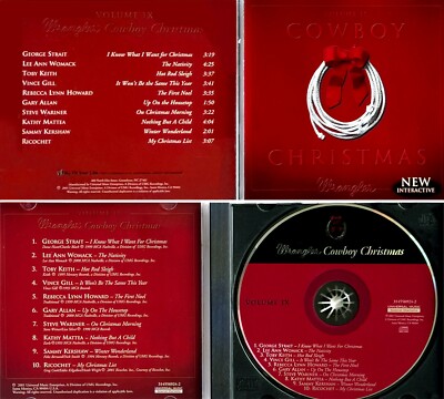 STRAIT G.+TOBY KEITH+VA *VG+* ''WRANGLER COWBOY CHRISTMAS'' 2001 UNIVERSAL COMP CD