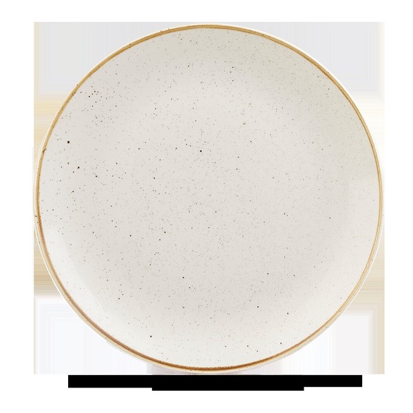 Churchill Stonecast Coupe Plate Teller Barley White Porzellan 28,8 Cm Weiß-image