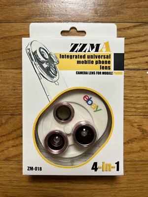 4-in-1 Mobile Phone Camera Lens Kit (FishEye, Wide, Macro, CPL) - eBay NYCC 2024