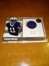 NAVARRO BOWMAN 2010 PRESS PASS GAME USED JERSEY PENN STATE $3.50 FLAT SHIPPING