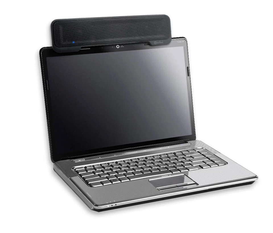 Syba USB Powered Portable Stereo Sound Speaker Bar Mounts to Laptop Screen - Image 4 of 4