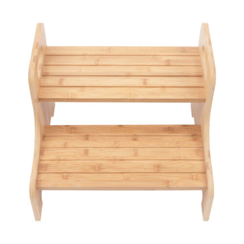 High Beds Bed Steps For Adults Two Step Stool Stair Ladder Wood Kids Toddlers - Picture 10 of 14