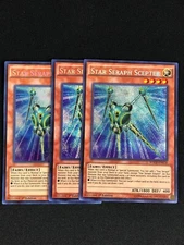 YUGIOH STAR SERAPH SCEPTER WSUP-EN018 1ST SECRET X3