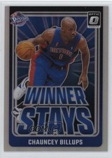 2024 Panini Donruss Optic Winner Stays Holo Prizm Chauncey Billups #18 HOF 14s2