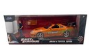 Jada Fast & Furious Brian's Toyota Supra with die-cast figure 1:18 scale