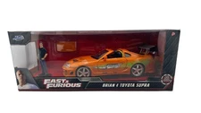 Jada Fast & Furious Brian's Toyota Supra with die-cast figure 1:18 scale
