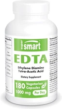 Supersmart - EDTA 1000mg per Day - Calcium Disodium Supplement |... 