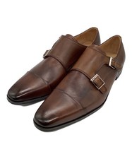 Cento Felina Monk Strap Shoes/ Brown/ Size: 26cm