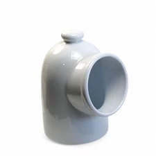 Cordon Bleu White Porcelain Salt Pig Salt Cellar 4.75" H