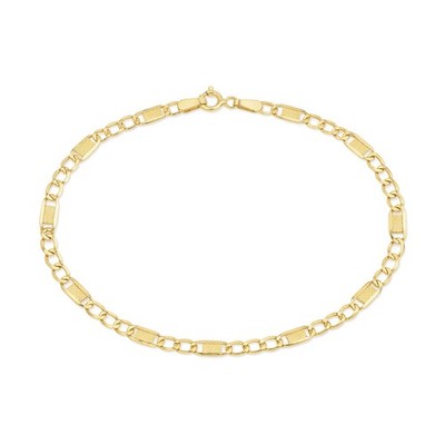 9ct Yellow Gold 7.5 Inch Valentino Bracelet by Citerna