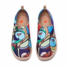 Men Size 6-11 UIN Slip On Shoes Comfortable Loafers "Puppy Gang"