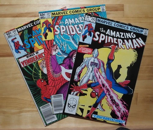 3 Amazing Spider-Man Comics: #240-#242 (1983) VF
