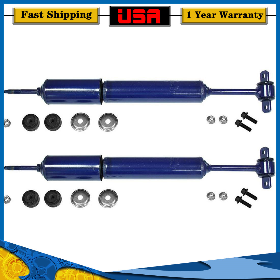 MONROE 32296 Front Struts Shocks Absorber Set of 2 for Ford Pickup Truck 4x4 4WD