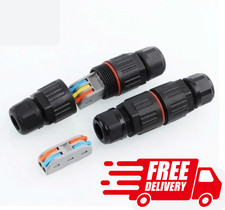 IP68 Waterproof Cable Connector Outdoor Electrical Flex Joint UK