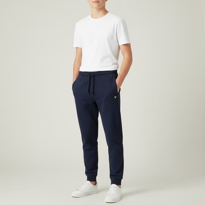 LYLE & SCOTT Trousers Boy's 14 / 15 Y Navy Blue Drawstring Sweatpants Pocket