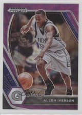 2021-22 Panini Prizm Draft Picks Purple Wave Prizm Allen Iverson #85 HOF 06p8