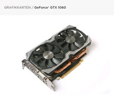 ZOTAC GEFORCE GTX 1060 AMP! EDITION 6GB GDDR5 PCI-E 3.0 DVI 3xDP HDMI