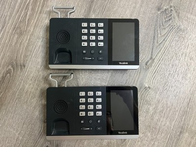 Lot of 2 Yealink Smart Business Phone SIP-T55A No Handset
