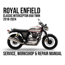 Royal Enfield Classic Interceptor 650 2018-2024 Twin Manuale di servizio riparazione PDF