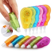 12 Pack White Out Correction Tape Fast Clean Applicator for School Office