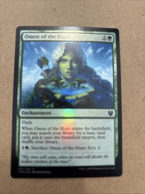 Omen Of The Hunt Magic The Gathering Foil THB192/254