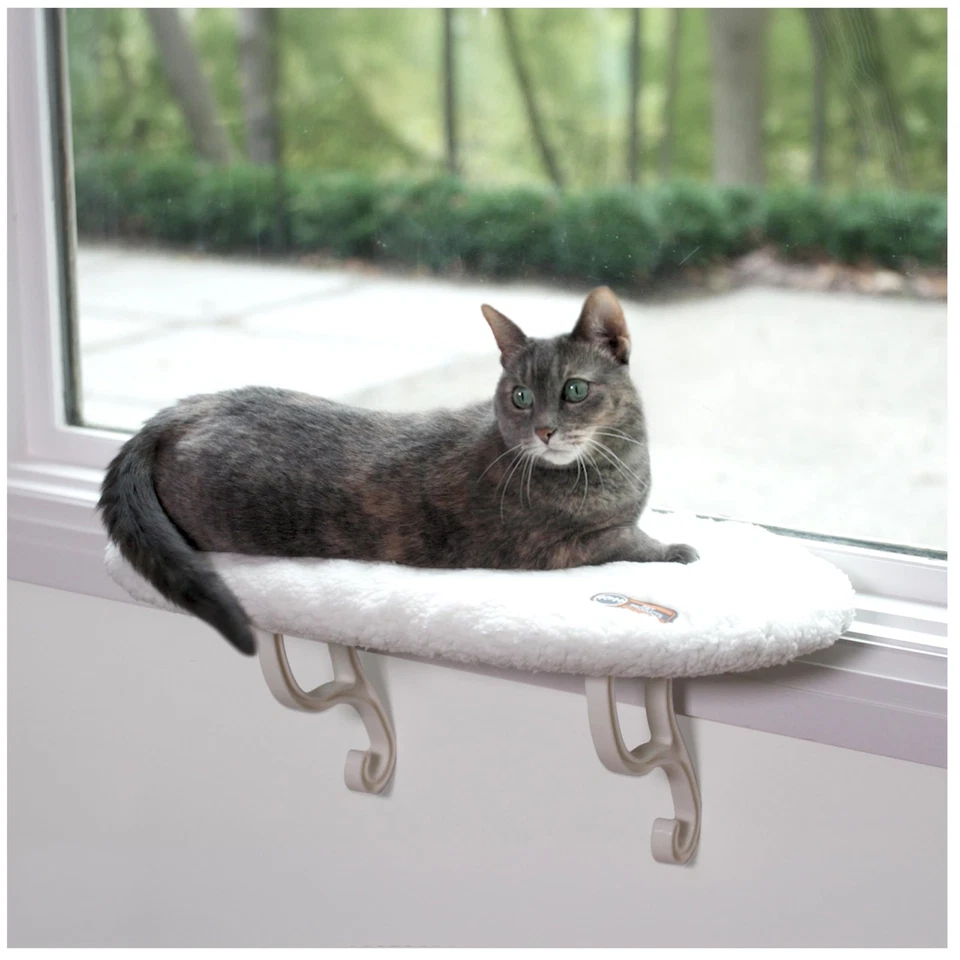 Kitty Sill Cat Window Perch for Large Cats, Orthopedic Window Hammock Bed Hol... - Image 2 of 4