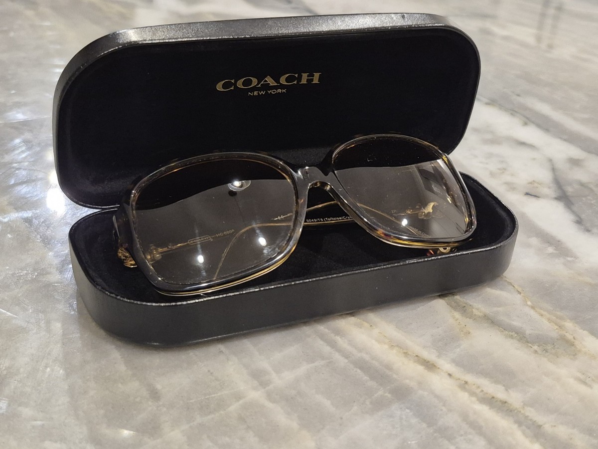 Coach Frances sunglasses in rare burgundy crystal w silver hardware HC8009 L020 HC8408F CW202 Sunglasses - Coach Authorized Retailer  main image 2