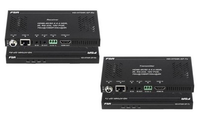 FSR HD-H704K-SP  70M HDBT Transmitter/Receiver 4K/60 4:4:4 IR & RS-232 18V PoE