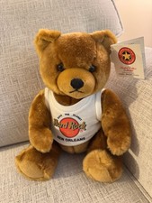 Hard Rock Cafe New Orleans Teddy Bear 2003 HTB Plush w/ Tags