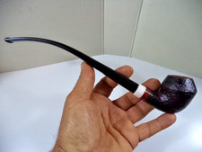 pipa pipe  A.VELANI churchwarden in radica DS Z  RUSTIC  nuova 9 mm