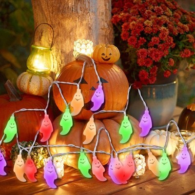 1pc Ghost Light Halloween Lampe Dekorative Lichtschnurlampenhalle Licht Licht