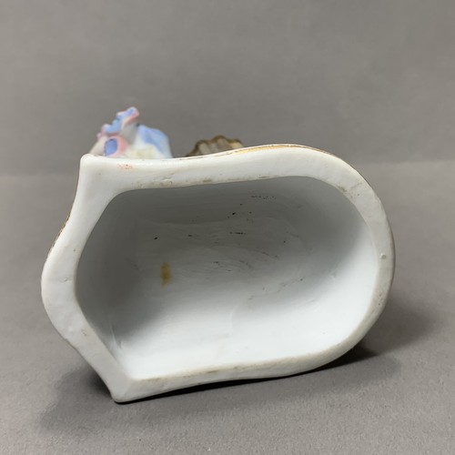 Ancien vase déversement porcelaine biscuit art nouveau allemand femme allégorique - Photo 9/11