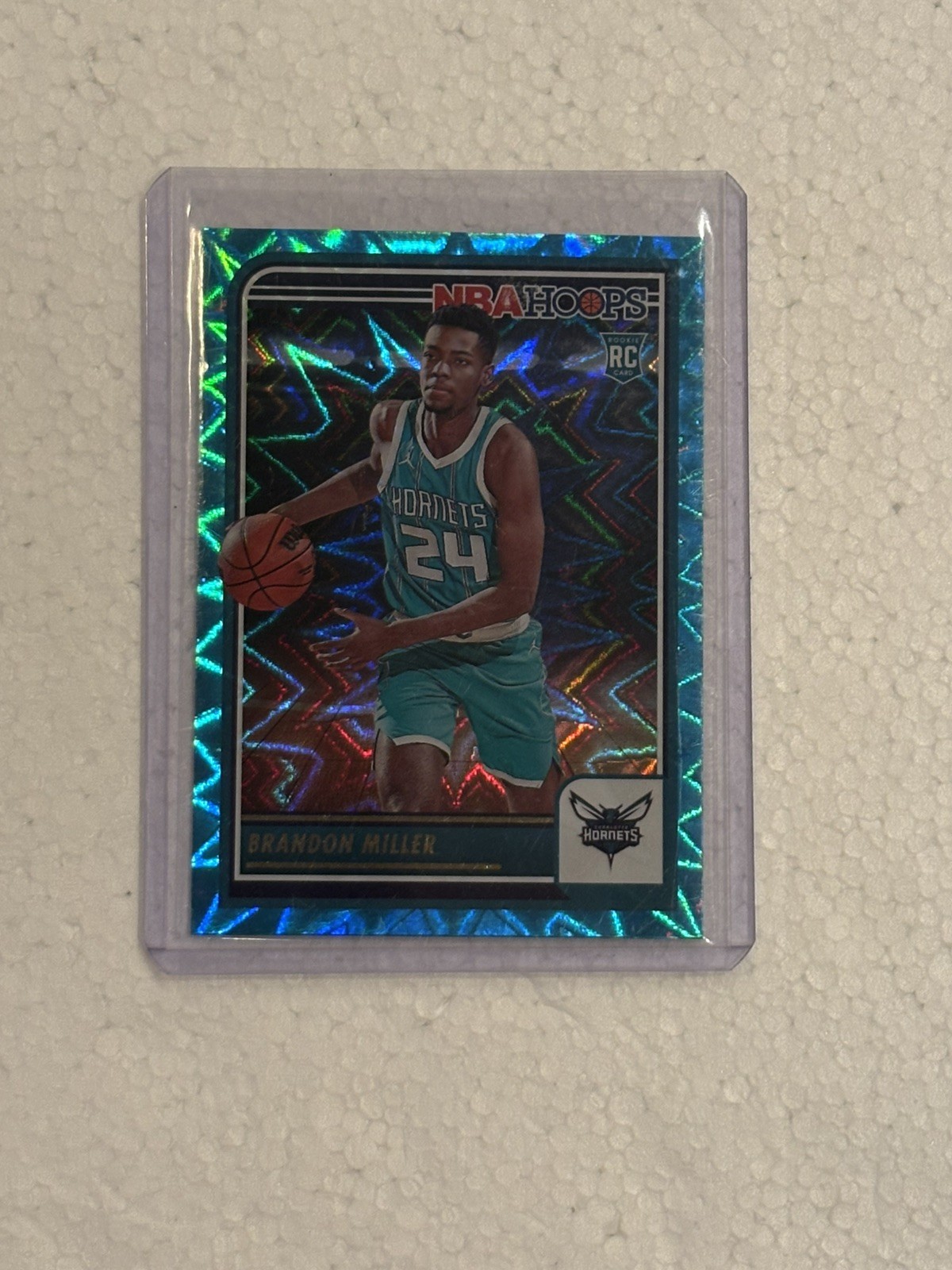 2023-24 Panini NBA Hoops Rookies Teal Explosion Brandon Miller #272 uk2
