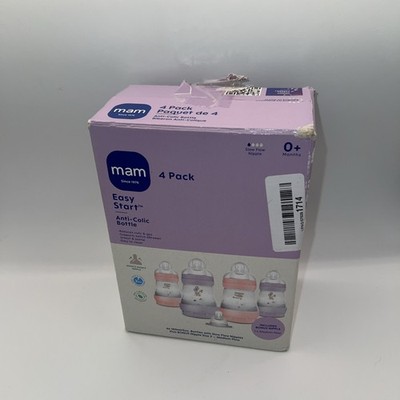 MAM Easy Start 5oz Anti-Colic Baby Bottles - 0+ Months - Slow Flow & Medium Flow