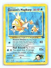 Giovanni's Magikarp Common Gym Challenge 073/132 HP