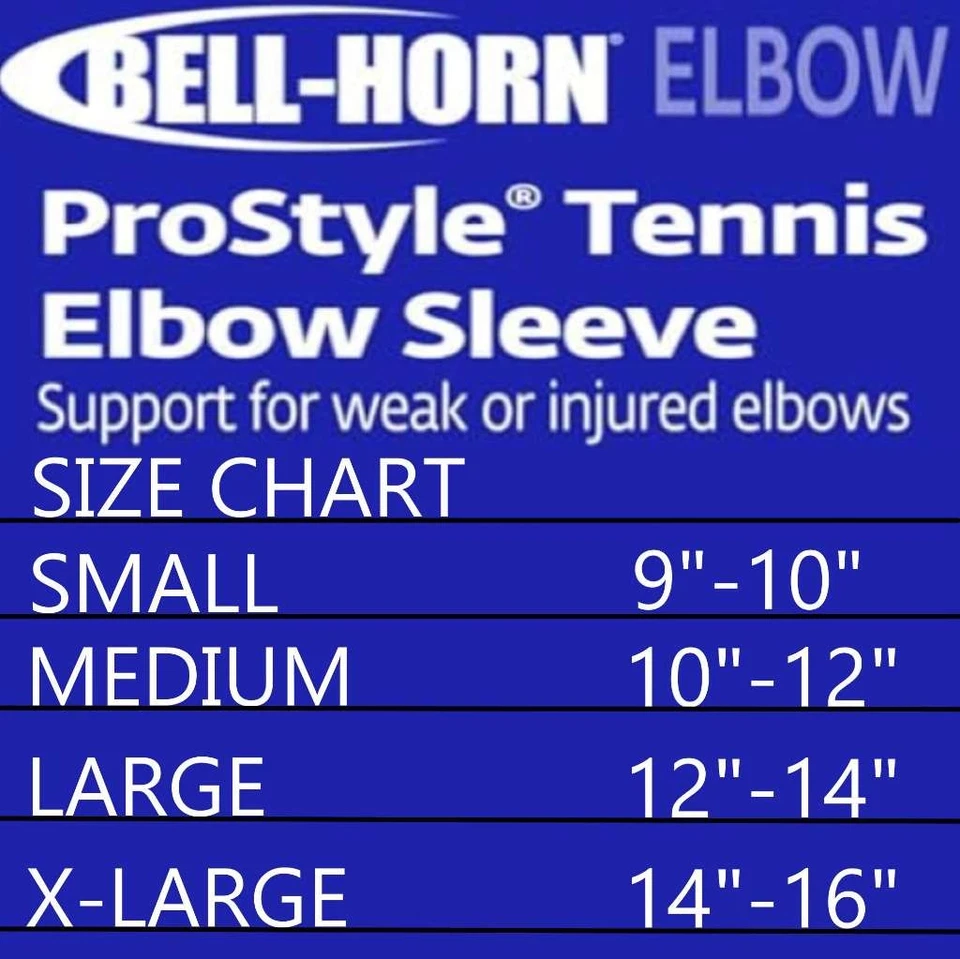 Bell-Horn Prostyle 网球肘袖黑色中号 — 第 2/2 张图片