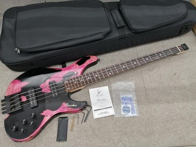Bacchus Woodline4Hl Tochi Sp'23 Limited Model Flame Headless Bass Safe delivery 