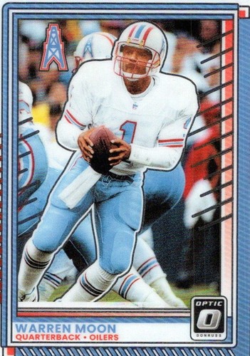 2025 Panini Donruss Optic First Year Fresh Tyler Warren Blue Hyper
