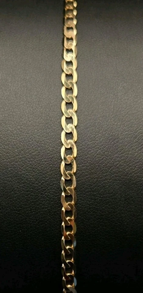 Yellow Gold Panzer Curb Bracelet - Image 3 of 4