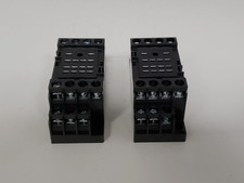 OMRON PYFZ-14-E RELAY SOCKET 4 POLE 6A (LOT OF 2) NNB
