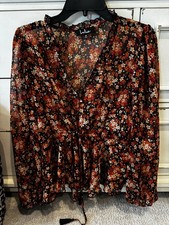 Women's Floral Print Long Sleeve