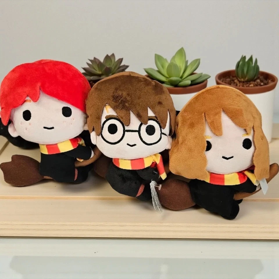 Licencia Harry Potter Muñeco de Peluche 7" Niños Voladores Decoración del Hogar Hermione Ron Regalo LTD Foto 2 de 4