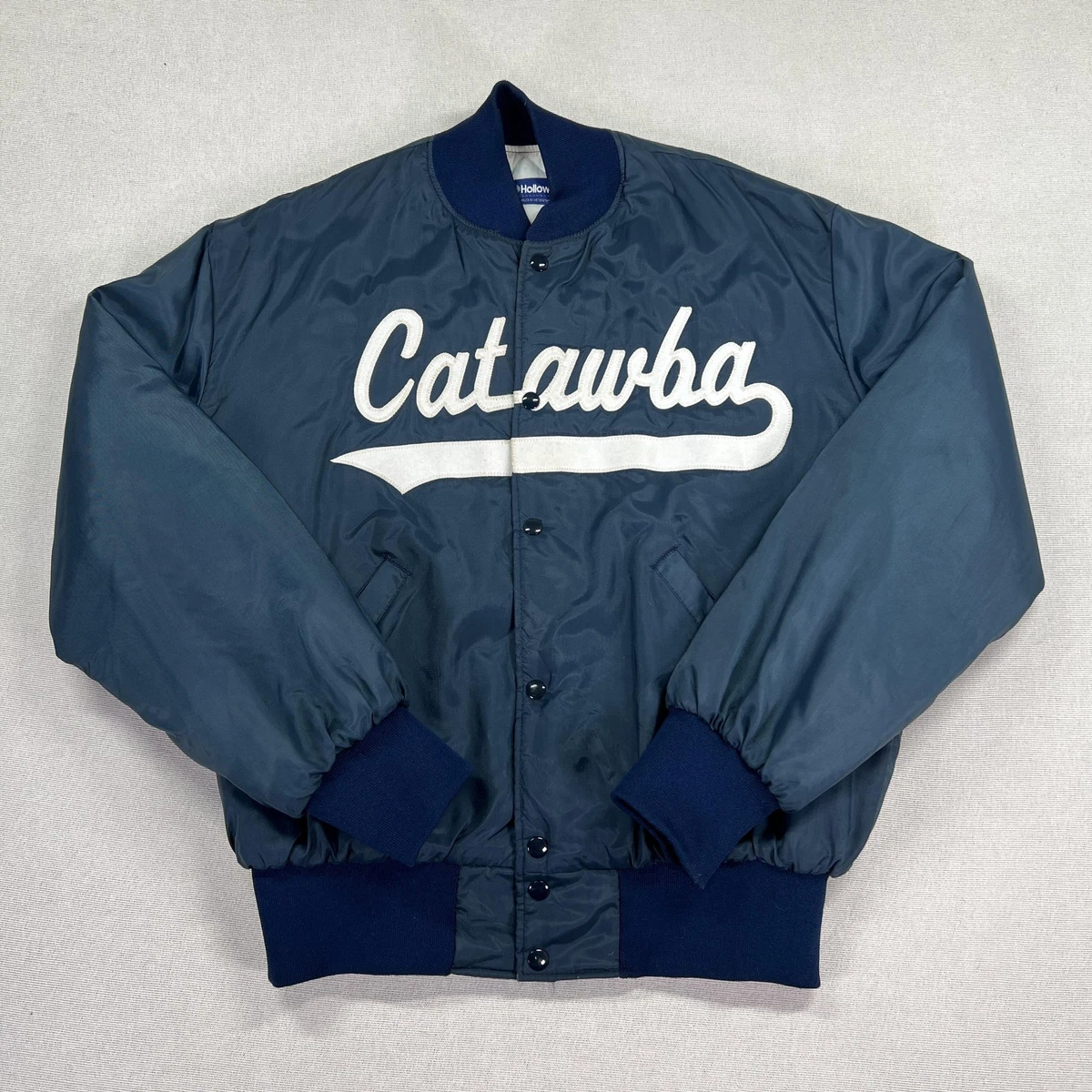 Veste Vintage Bomber Universitaire Holloway Homme Années 90, Noire, Taille M