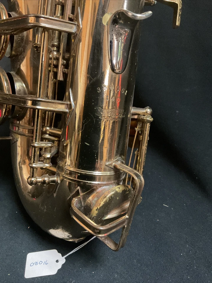 有缺陷损坏 Buescher Aristocrat Alto Sax G3D — 第 4/4 张图片