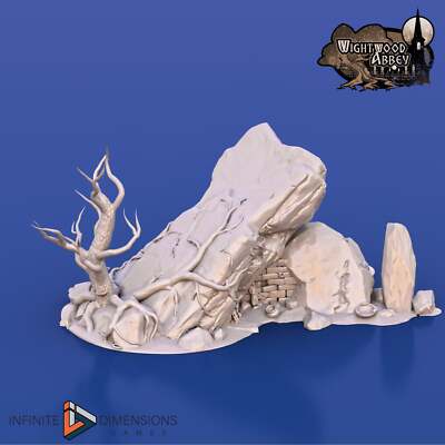 Ancient Tomb - 28mm 32mm Wightwood Abbey Wargaming Terrain D&D DnD