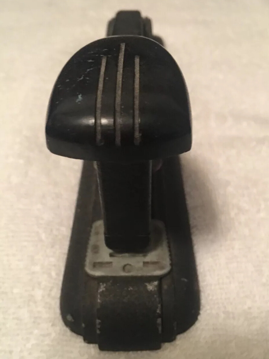 Vintage Stapler Black Art Deco Streamline Speed Products Co.-image