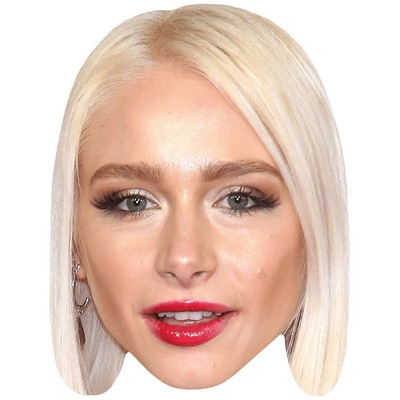 Scarlett Hampton (Lipstick) Celebrity Mask, Flat Card Face