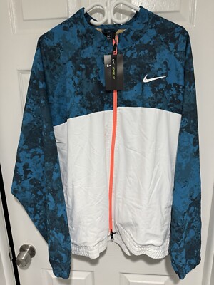 Nike Men Court Rafa Nadal Full Zip Camo Tennis Jacket AJ8257-686 Size 2XL