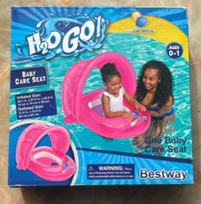 Brand New H2O GO! Inflatable Baby Care Seat Pool Raft Float Ages 0-1 Years